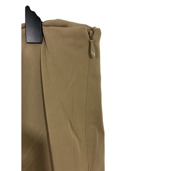 Theory Stretch Pants Khaki S Cropped Curvy Fit Work Career Business Travel Glam - Picture 3 of 6